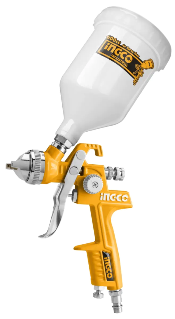 ASG1061 Pistola Para Pintar Tacho Plastico 1.4Mm 600Cc