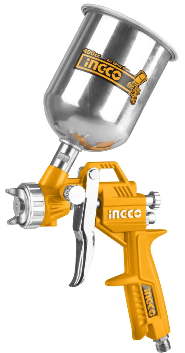 ASG4041 Pistola Para Pintar Tacho Metalico Superior 1.5Mm 400Cc