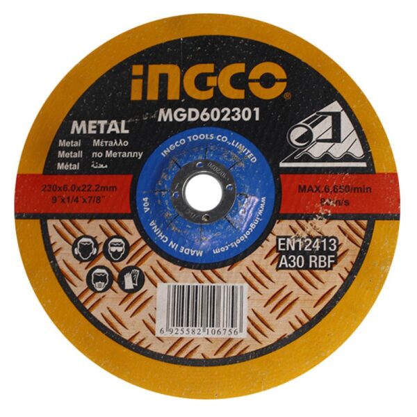 Disco De Desbaste 230Mm X 6Mm X 22,2Mm