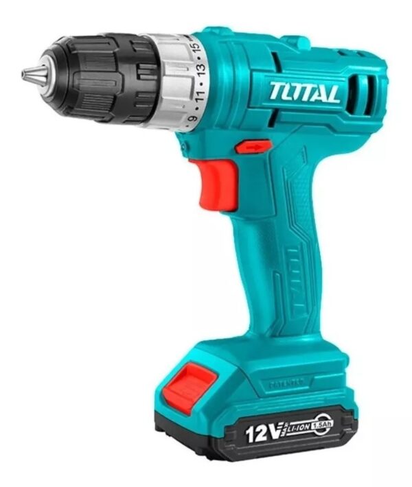 Taladro Atornillador Total Inalambrico 12V Bateria Litio